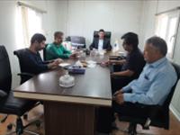 جلسه با شرکت دانش بنیان تولید کننده دود مایع